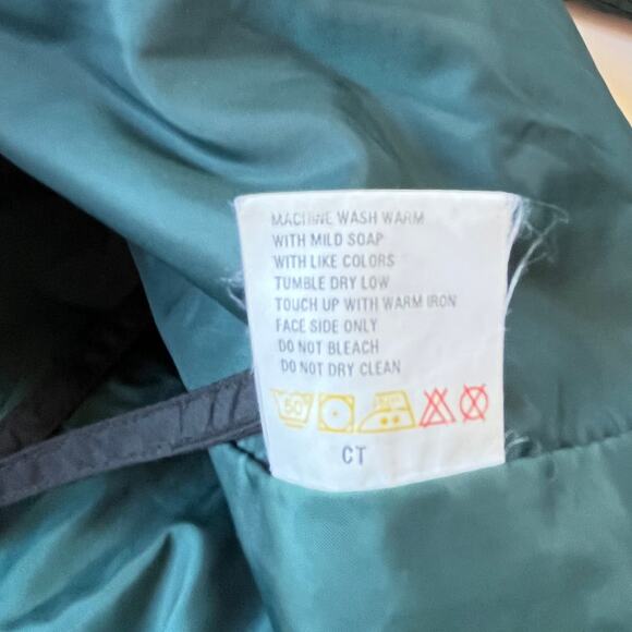 Columbia Anorak Pullover Men's Coat Size M Green Pullover 3/4 Zip Vintage 90s - Picture 13 of 14